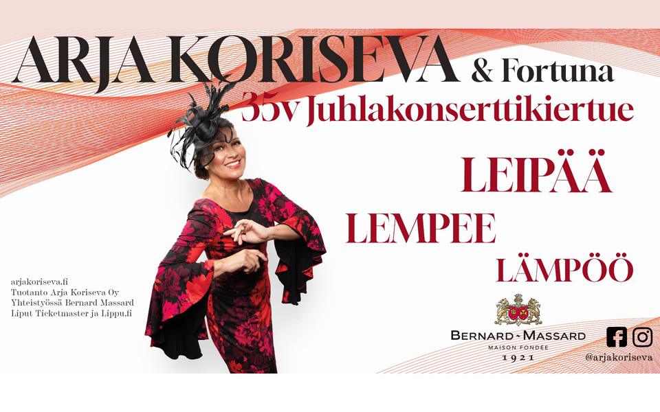 Arja Koriseva – Leipää, Lempee, Lämpöö Juhlakonsertti