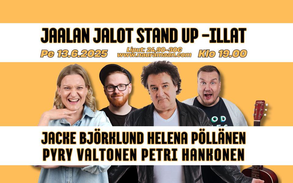 Jaalan Jalot stand up -illat